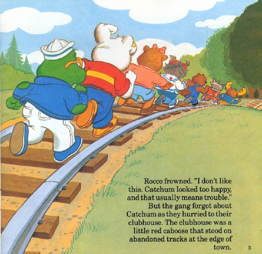 The Get Along Gang and the Missing Caboose (05),绘本,绘本故事,绘本阅读,故事书,童书,图画书,课外阅读